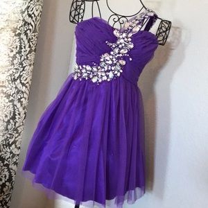 Purple Beautiful Dress